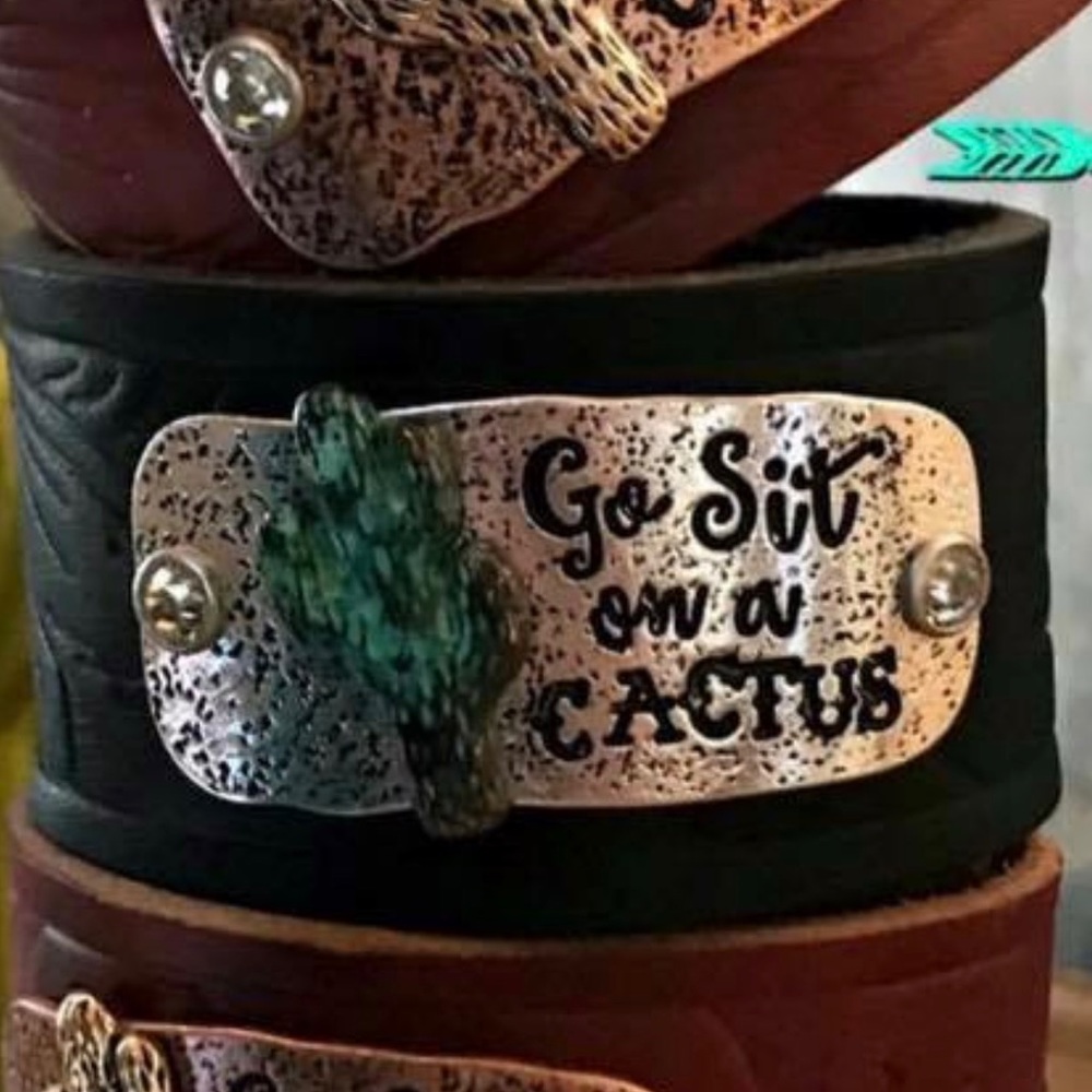 Leather cuff